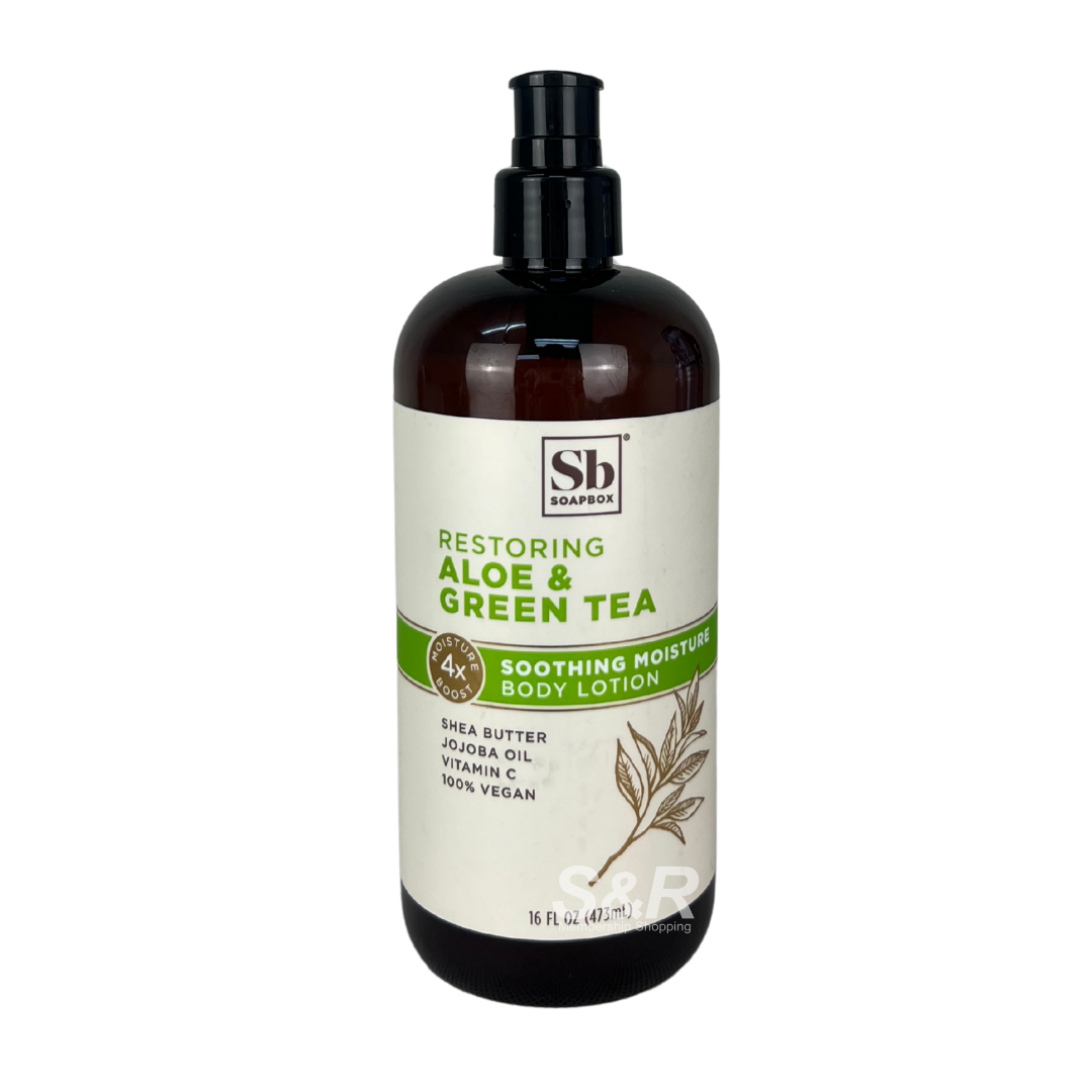 Soapbox Aloe & Green Tea Soothing Moisture Body Lotion 473mL